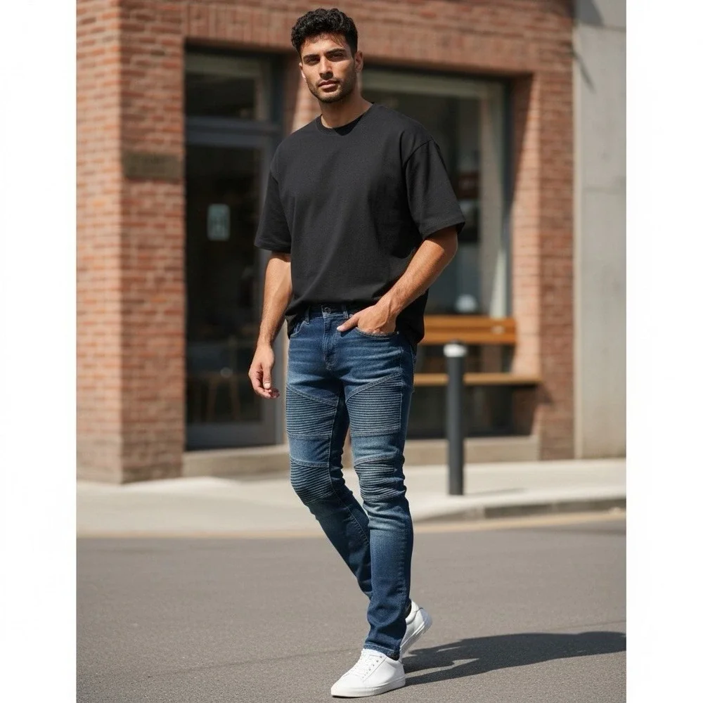 PacSun Jeans Mens Size 30/32 Eco Comfort Stretch Distressed Stacked Skinny New - Picture 13 of 13
